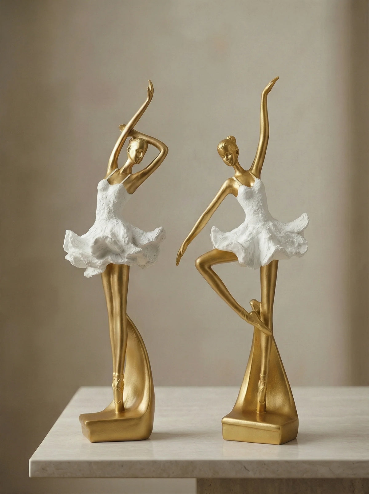 Decorative Figurine | Ballet Dancer Form-Figurine-Lightsnest