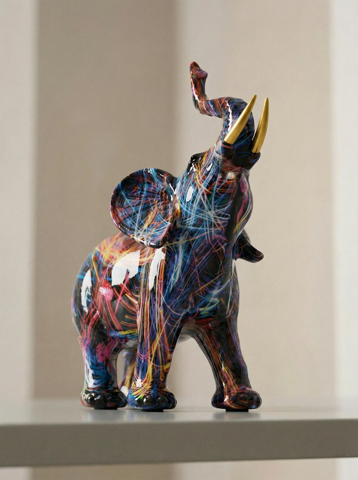 Decorative Sculpture | Elephant Figurine Design-Figurine-Lightsnest