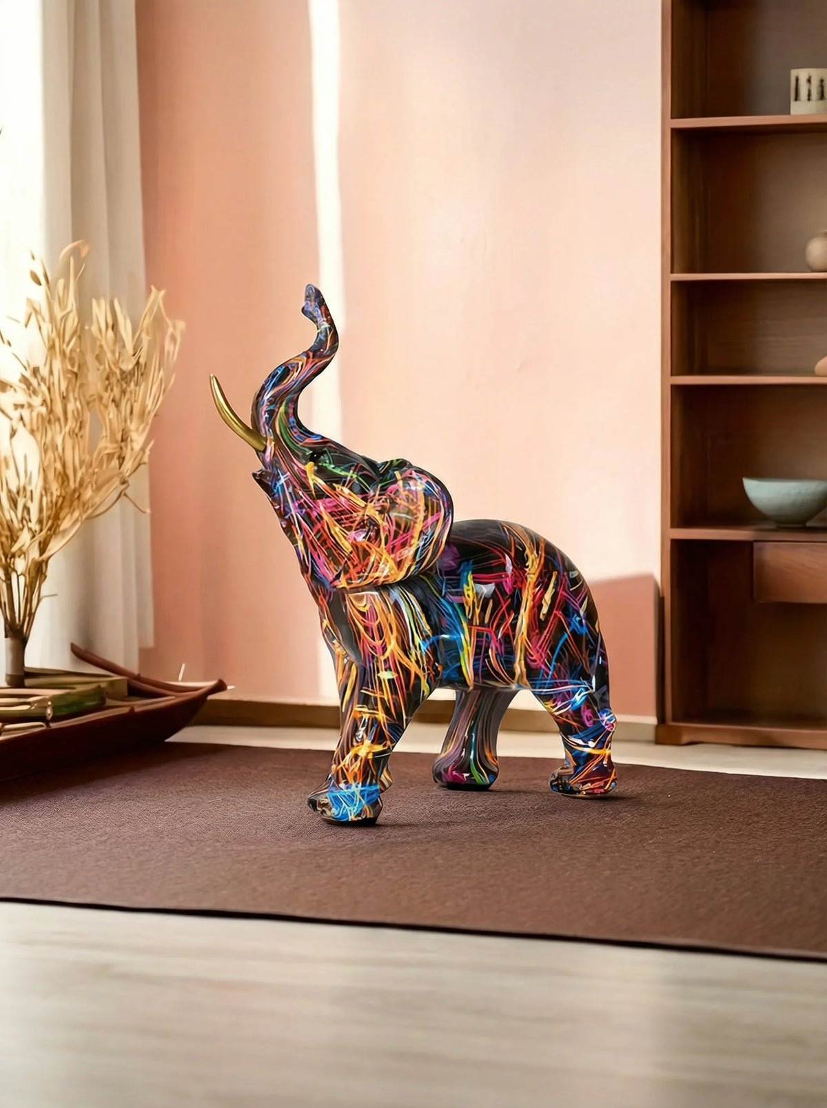 Decorative Sculpture | Elephant Figurine Design-Figurine-Lightsnest