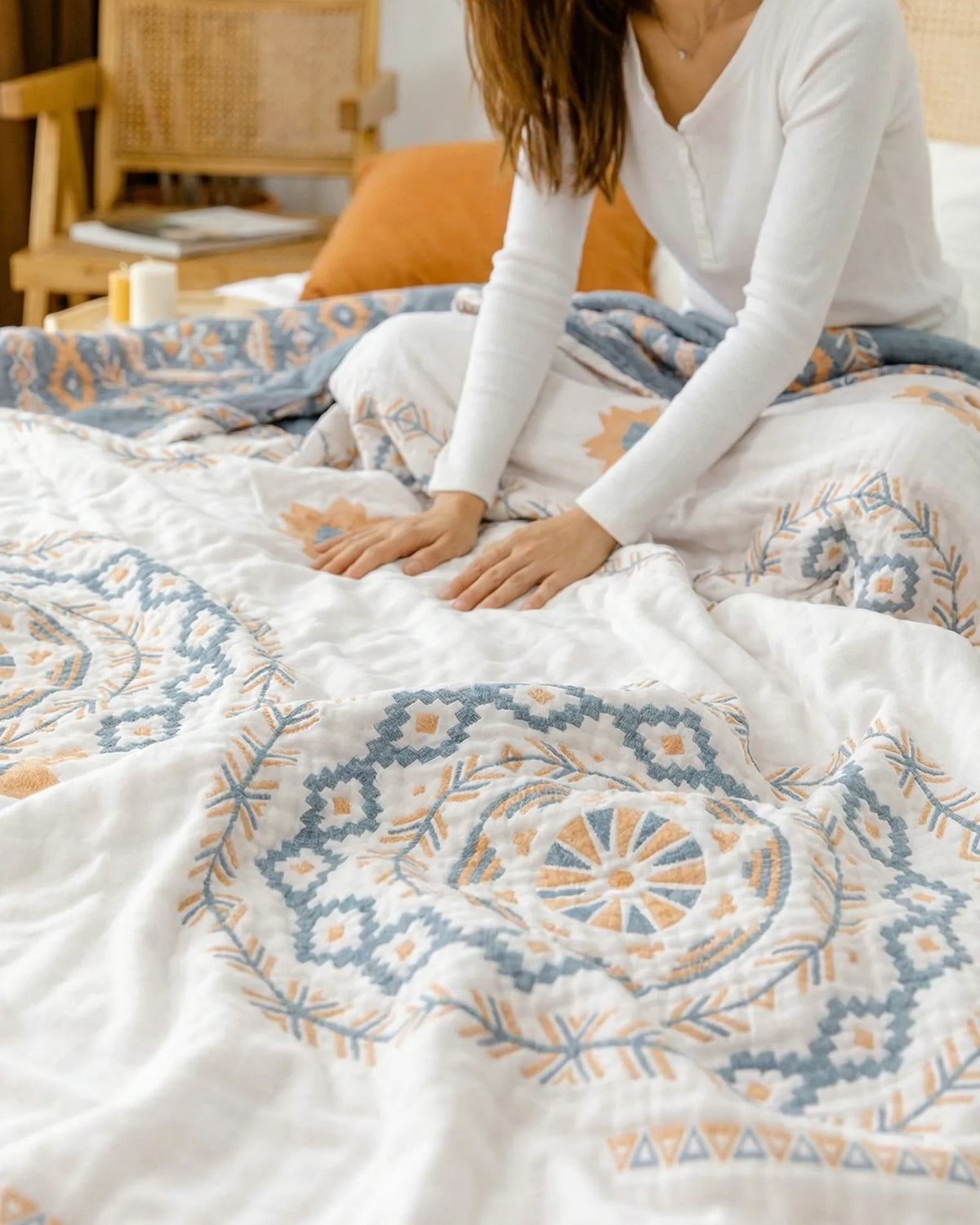 Bed Quilt Blanket | Daily Bed Coverage-Blanket-Lightsnest