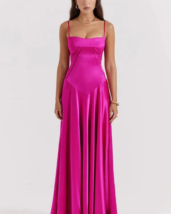 Women Dress | Elegant Evening Maxi Dress-Women Dress-Lightsnest