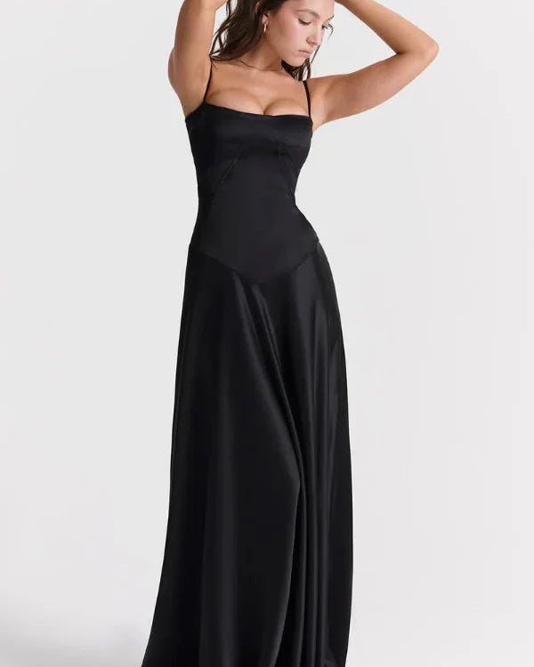 Women Dress | Elegant Evening Maxi Dress-Women Dress-Lightsnest