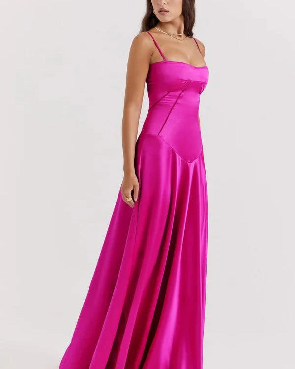 Women Dress | Elegant Evening Maxi Dress-Women Dress-Lightsnest