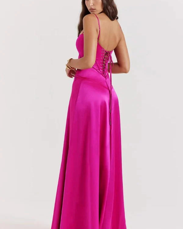 Women Dress | Elegant Evening Maxi Dress-Women Dress-Lightsnest