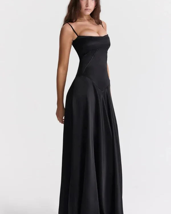 Women Dress | Elegant Evening Maxi Dress-Women Dress-Lightsnest
