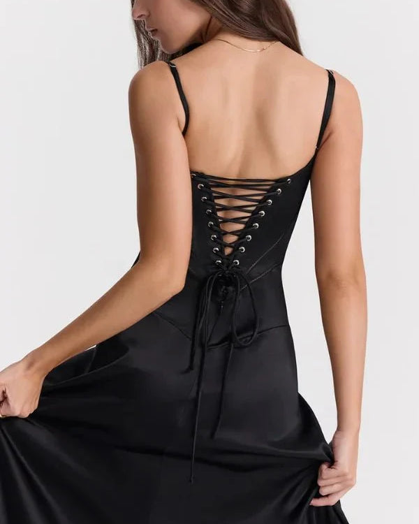 Women Dress | Elegant Evening Maxi Dress-Women Dress-Lightsnest