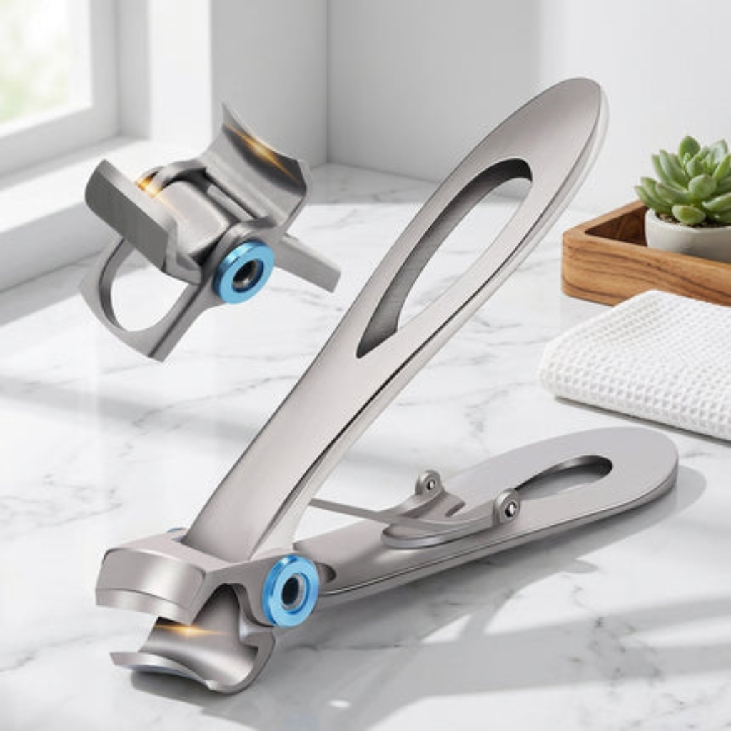 Pet Nail Clippers with Stainless Steel Precision Trimmer Blades - silver