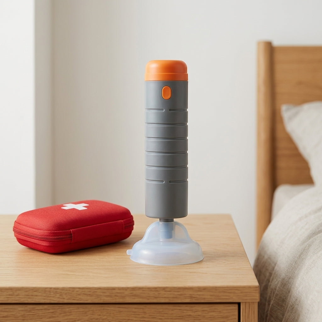 Choking Rescue Tool Portable Design for Adults and Children - type a gray