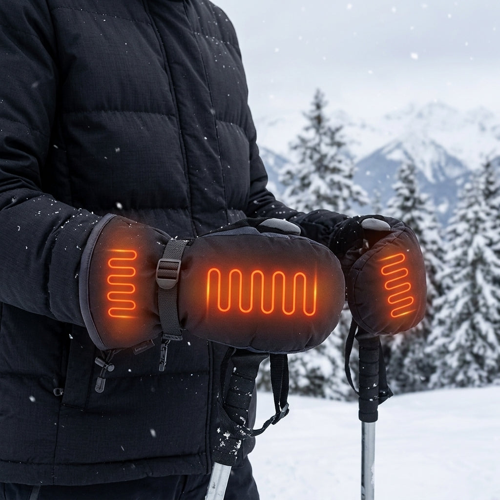 Heated Gloves USB Double Sided Heating Winter Design