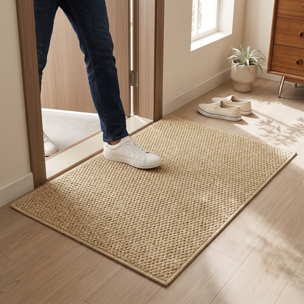 Washable Doormat with Absorbent Non Slip Backing
