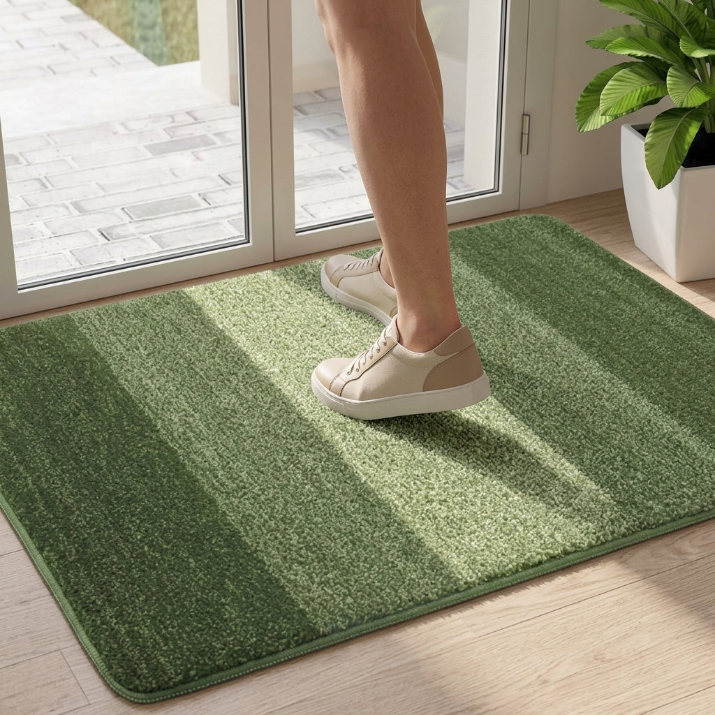 Washable Doormat with Non Slip Base for Entrances