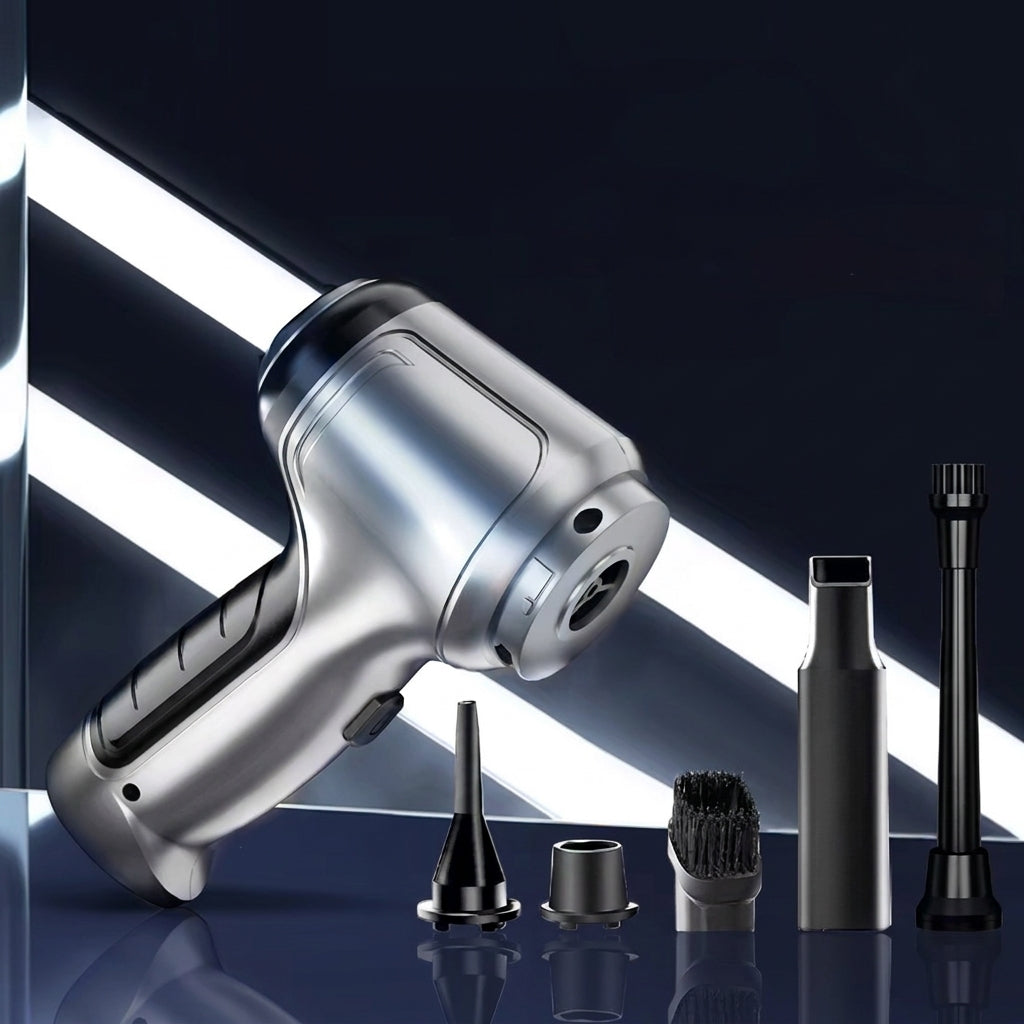 Wireless car vacuum cleaner with six accessories