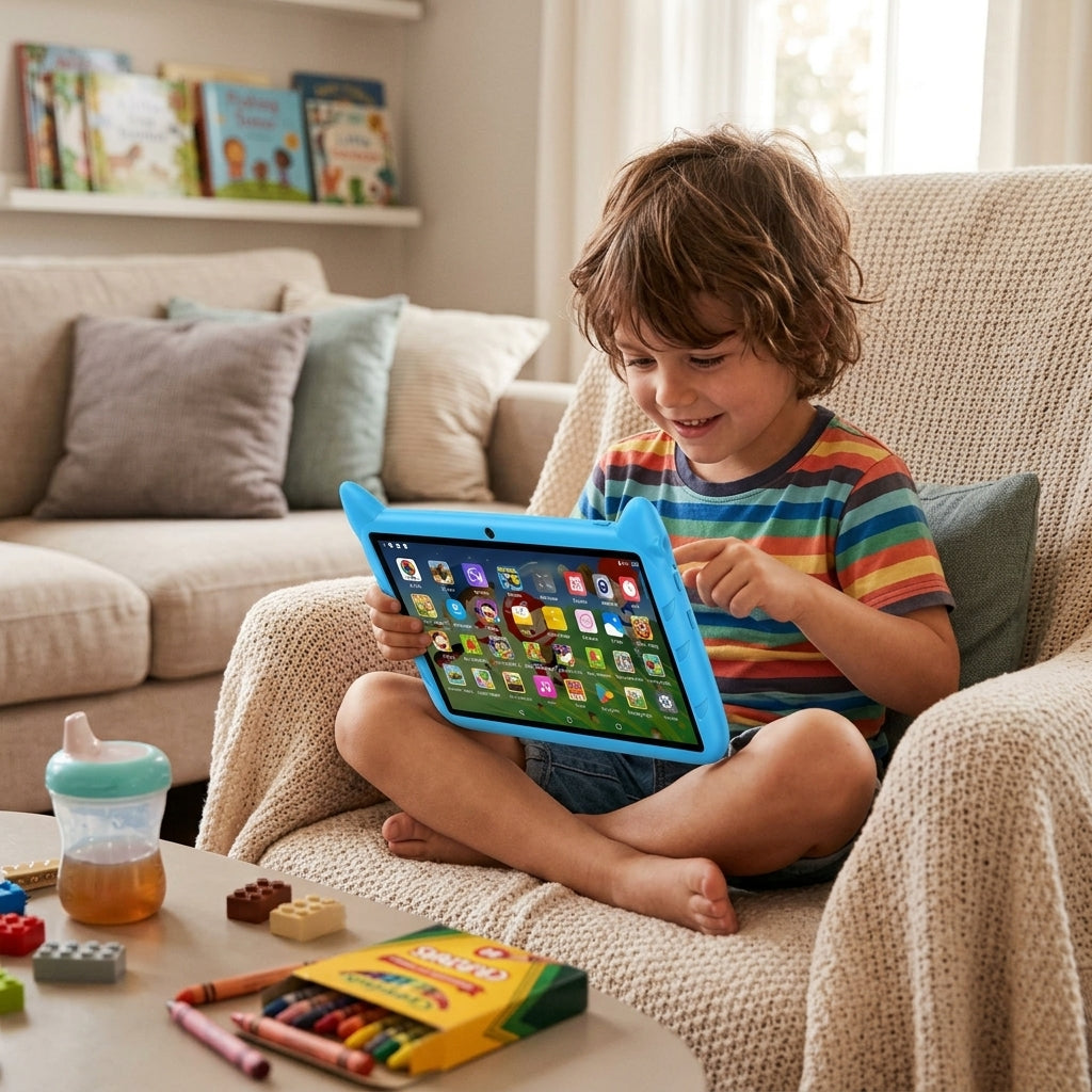 Kids tablet with 7 inch HD display and 5G WiFi