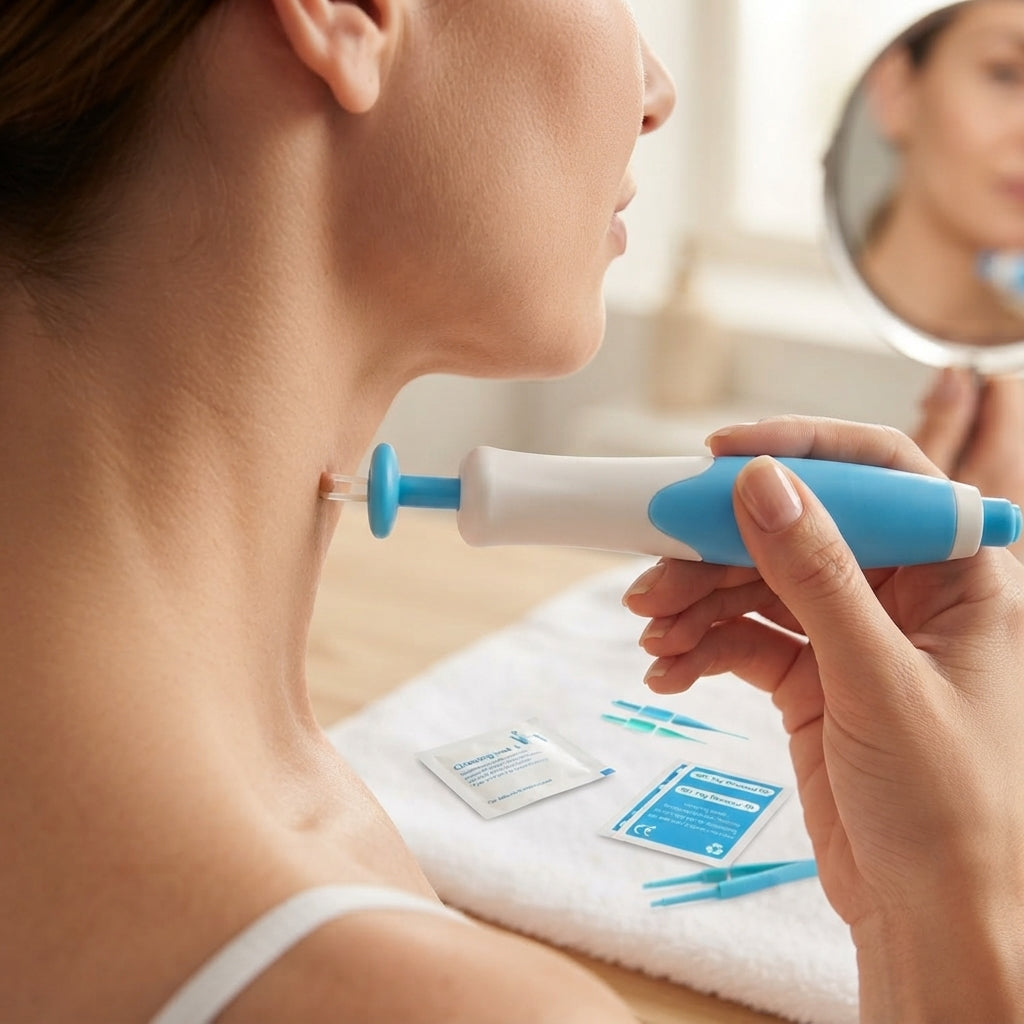 Skin tag and wart remover for body use