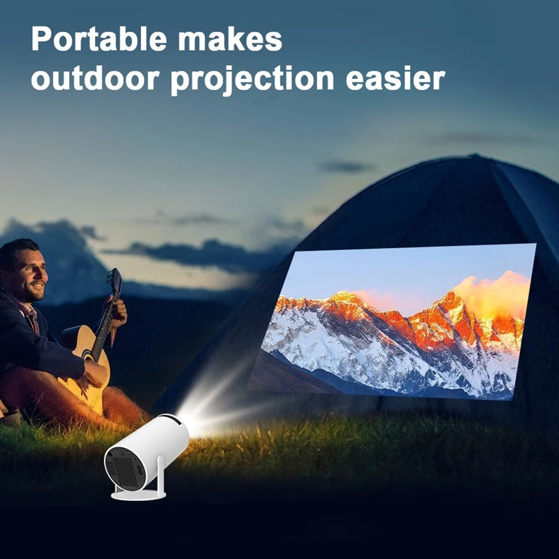 Portable Mini Projector With 4K Resolution And Bluetooth Connectivity