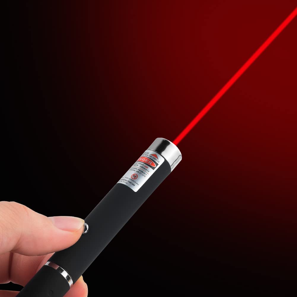 Laser Pointer For Presentations With Rechargeable Design - red