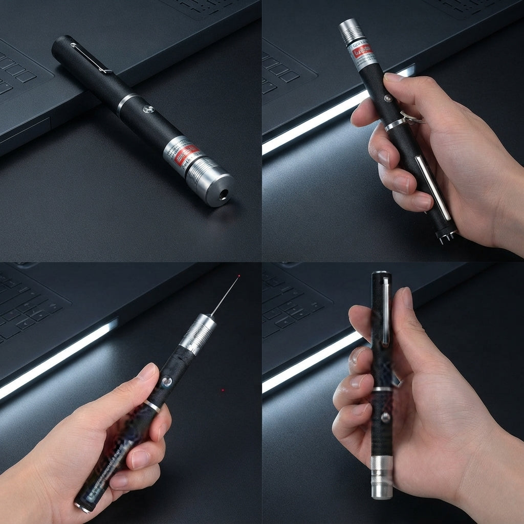 Laser Pointer For Presentations With Rechargeable Design