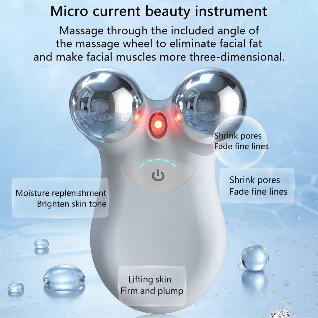 Facial Massager With Microcurrent Technology And Three Modes