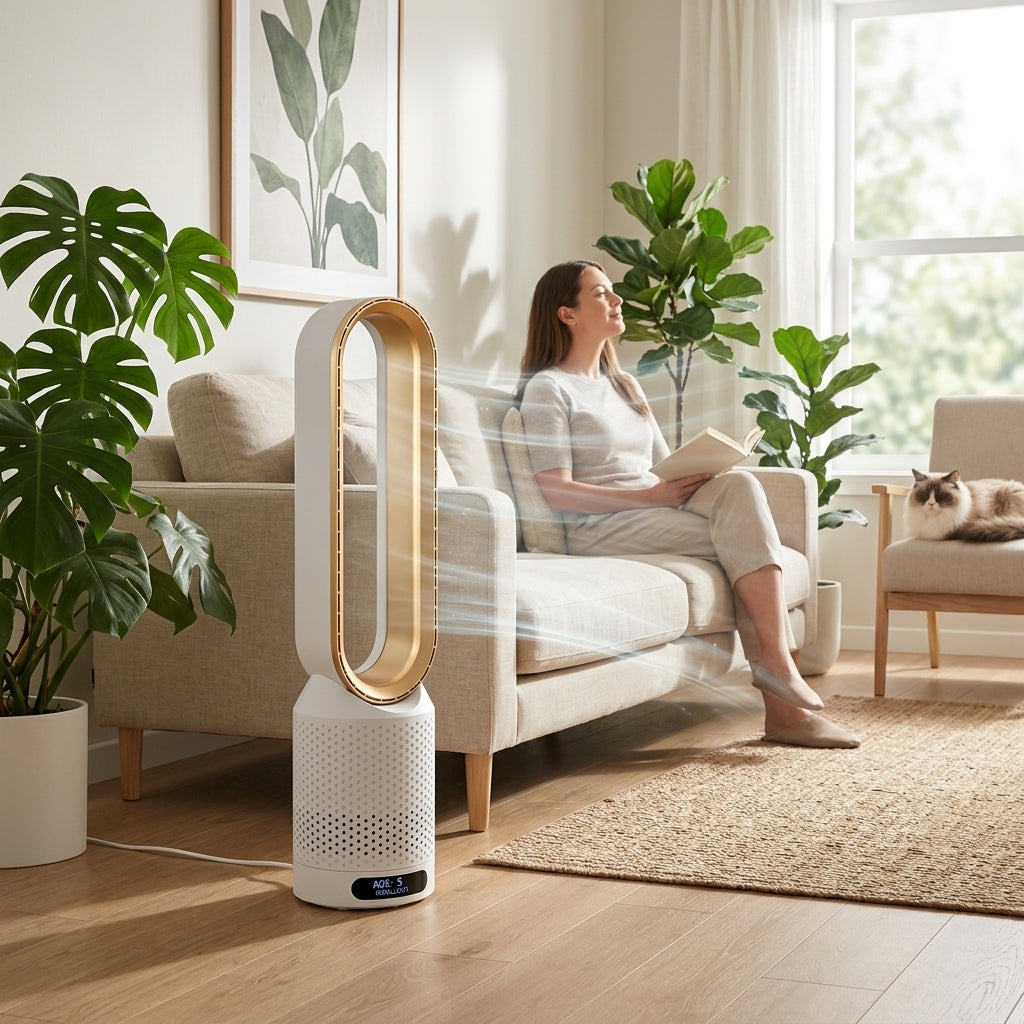 Portable Air Cooler With Remote Control And UV Cleaning