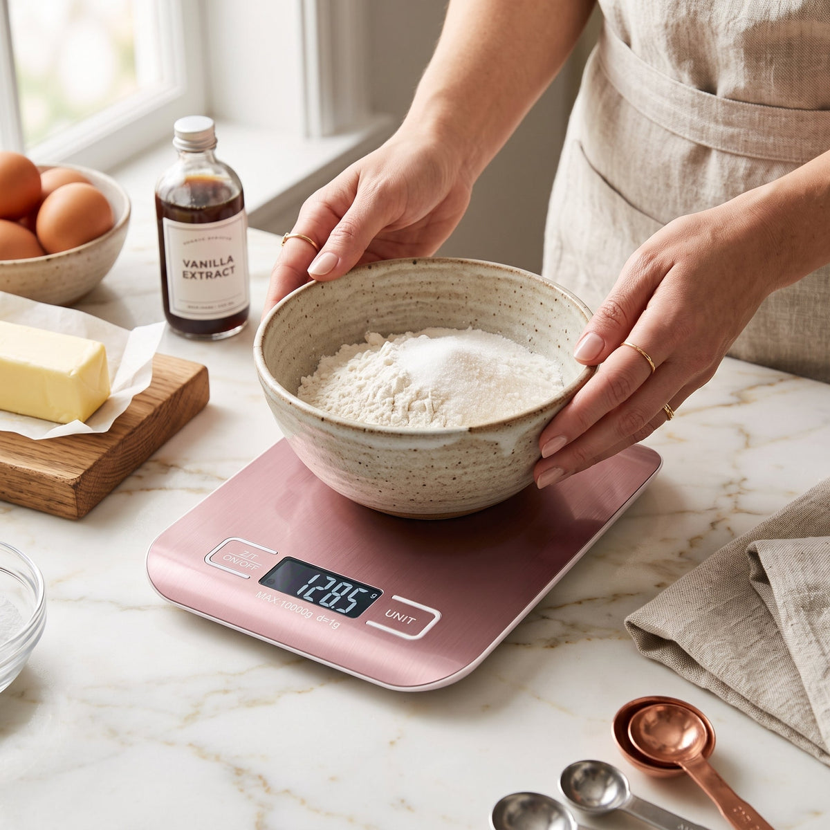 Kitchen Food Scale Digital Rechargeable USB