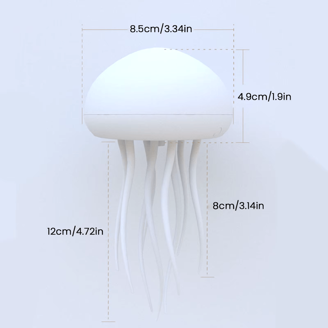 LED Night Light Shaped Like Jellyfish With USB