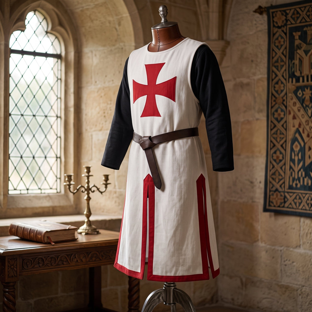 Medieval Costume Cloak With Hood For Events