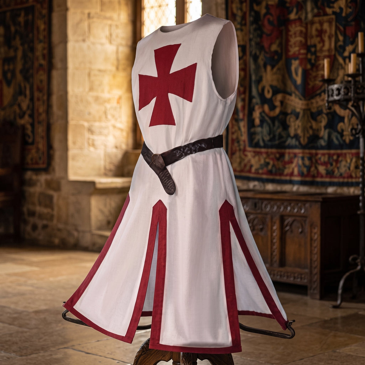 Medieval Costume Cloak With Hood For Events