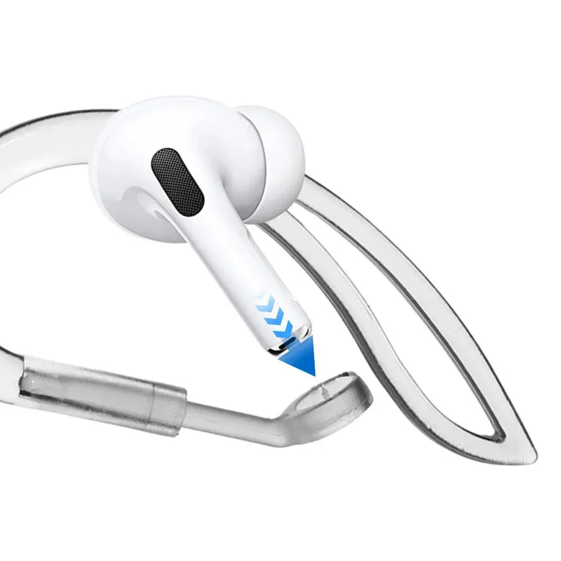 Ear Hooks with Silicone Secure Fit for Earbuds