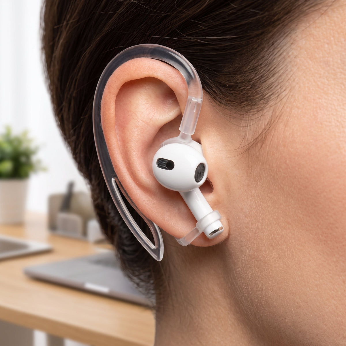Ear Hooks with Silicone Secure Fit for Earbuds