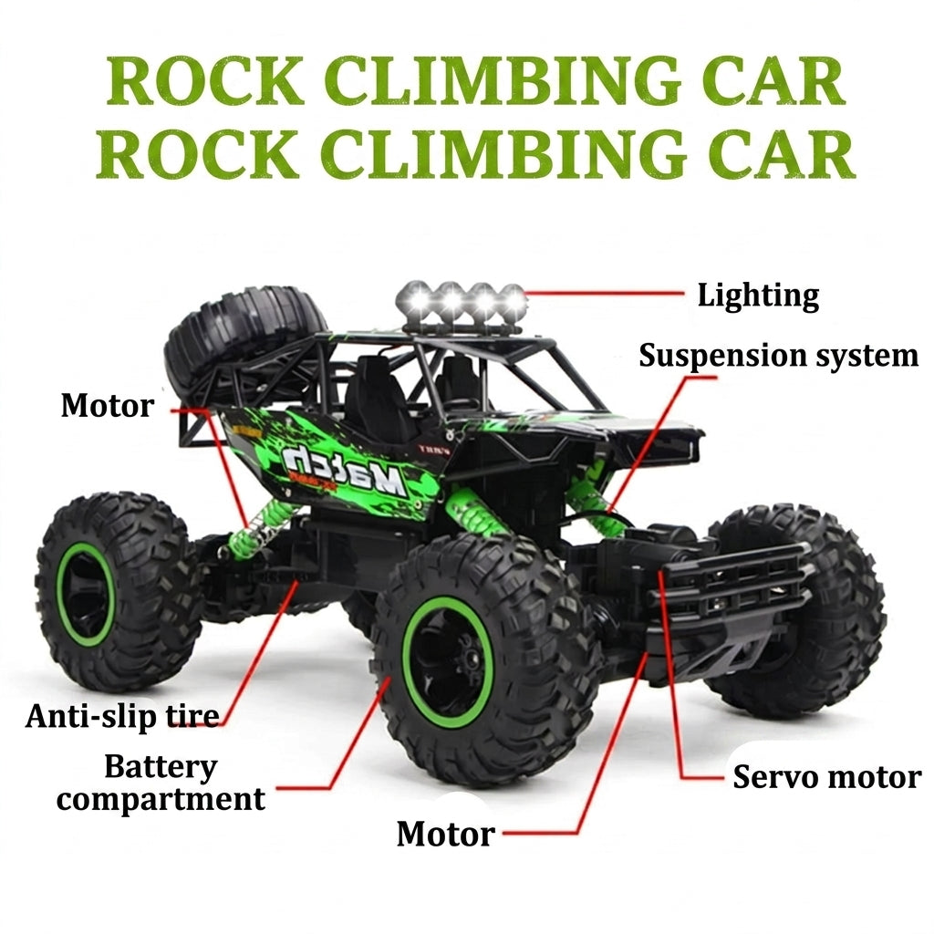Remote Control Off-Road Car with Four-Wheel Drive