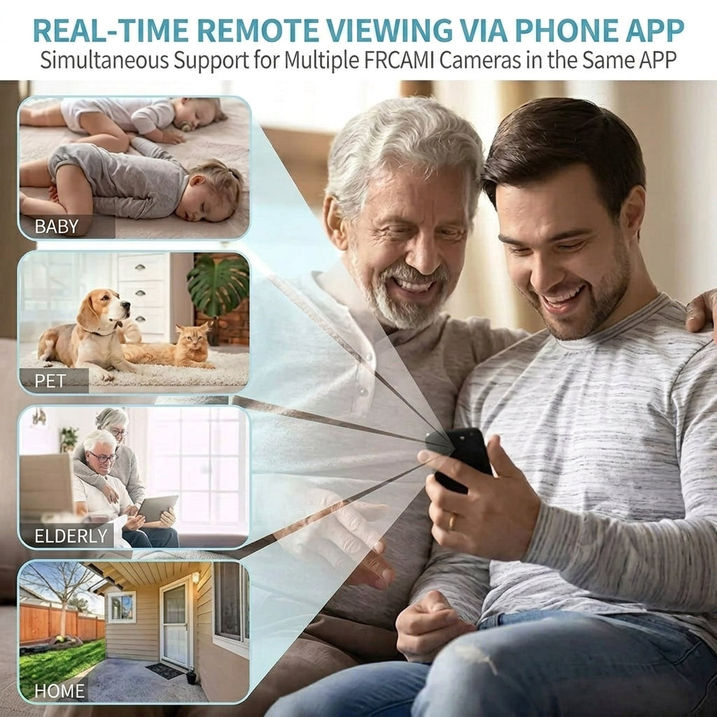 Mini Wireless Camera with Magnetic Base and Live Streaming