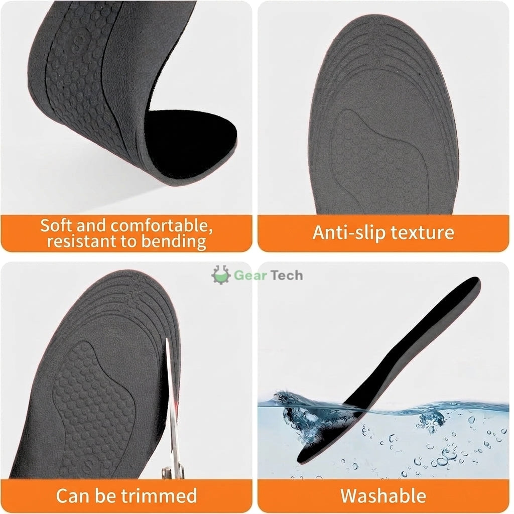 Heated insoles with USB charging and temperature control