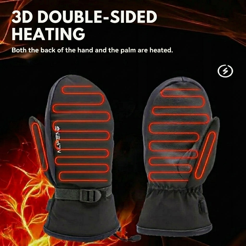 Heated Gloves USB Double Sided Heating Winter Design