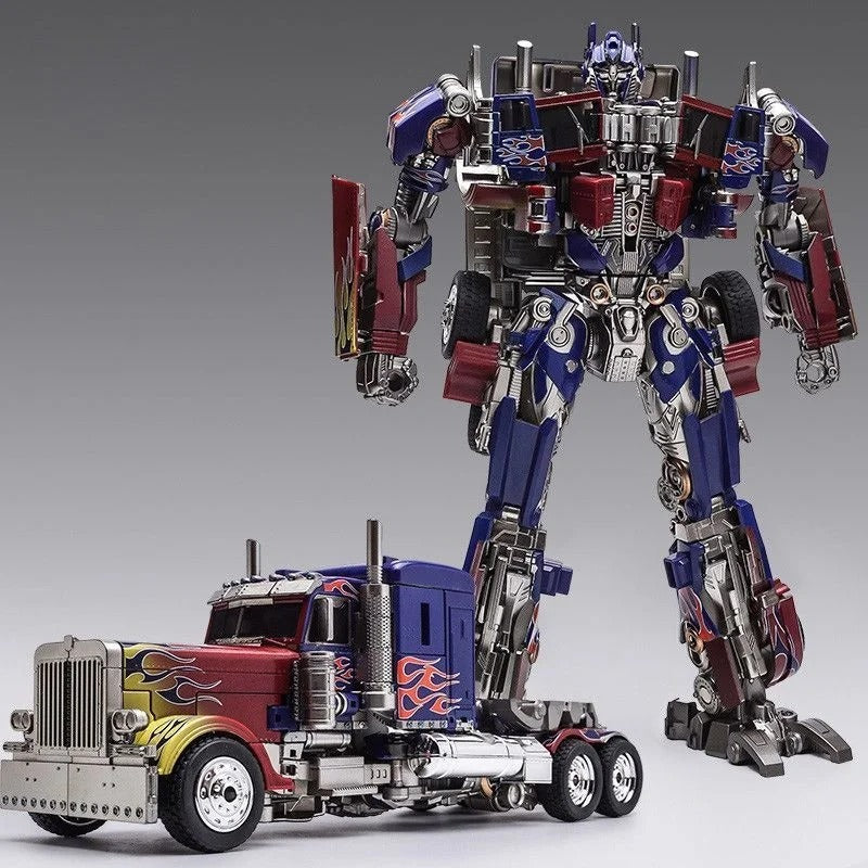 Remote control transforming robot toy figure with accessories