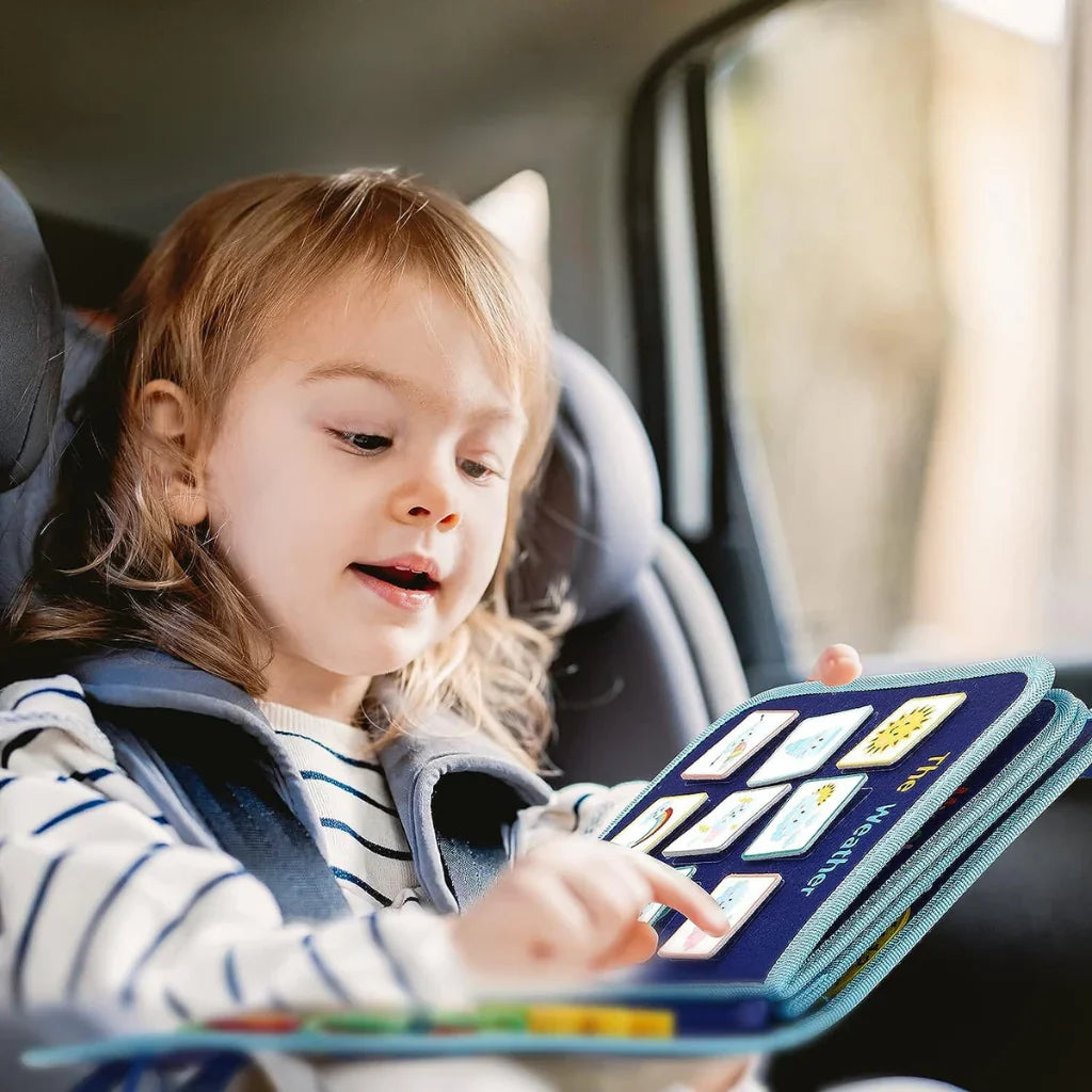 Sensory Activity Book for Children with Interactive Pages