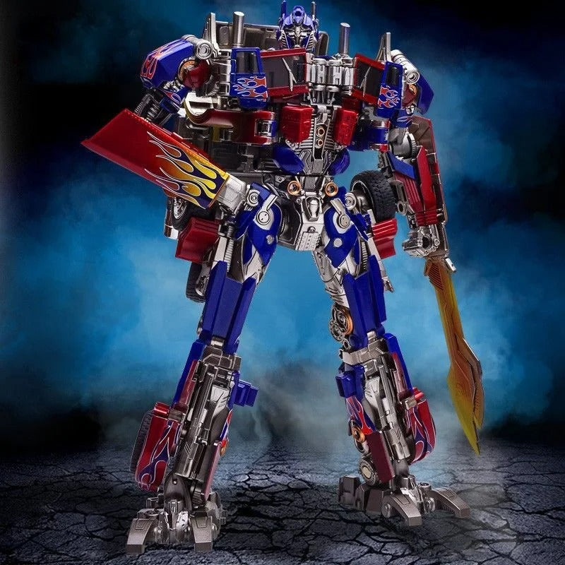 Remote control transforming robot toy figure with accessories