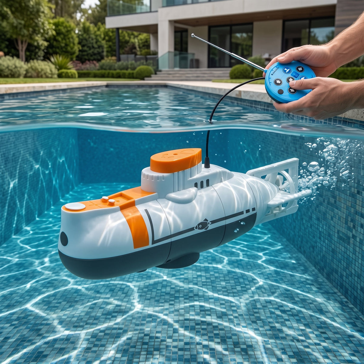 Mini Submarine Remote Control Diving Water Toy