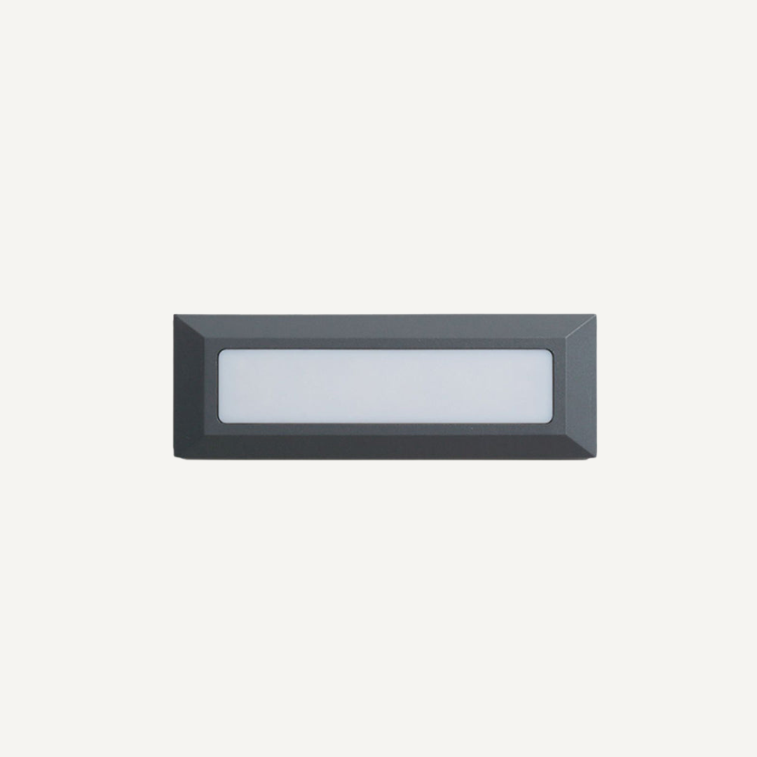 Recessed LED Outdoor Step Wall Light
