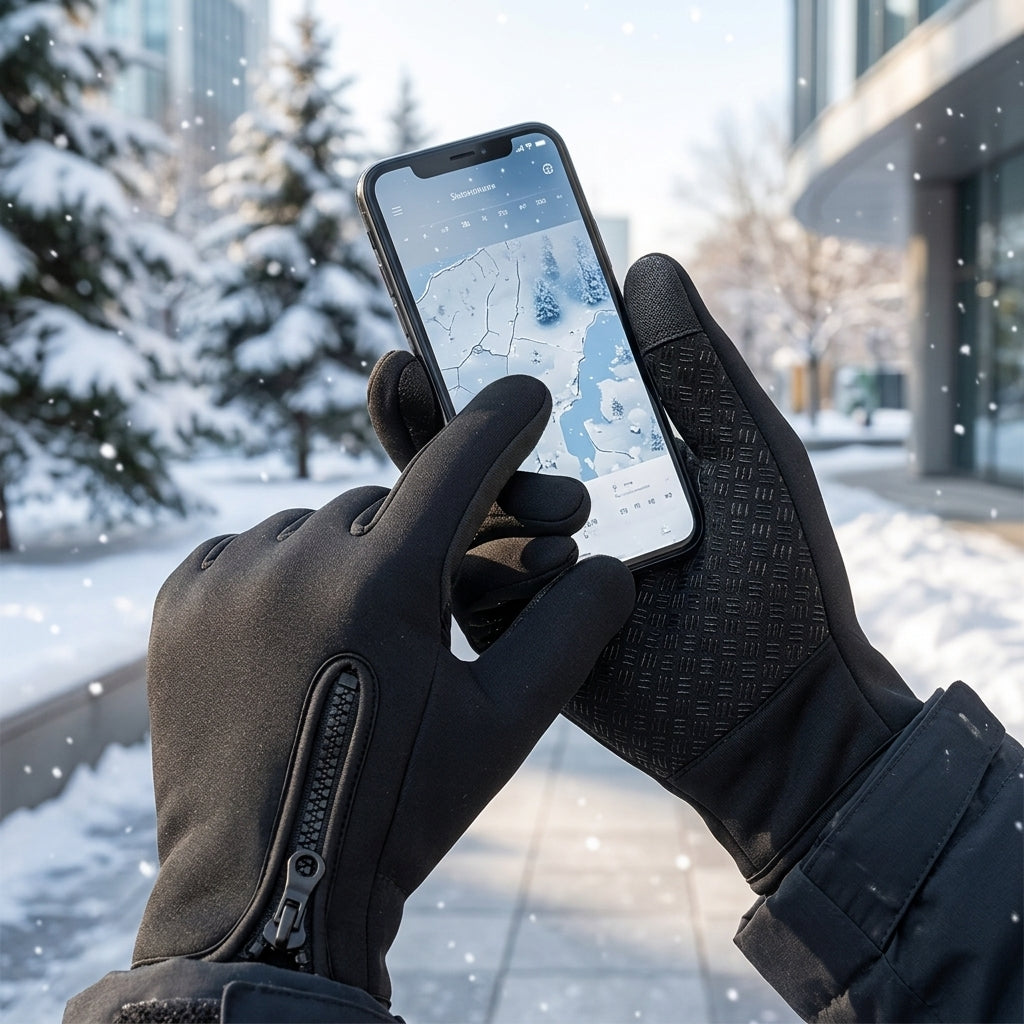Thermal Gloves Touchscreen Grip Heated Cycling