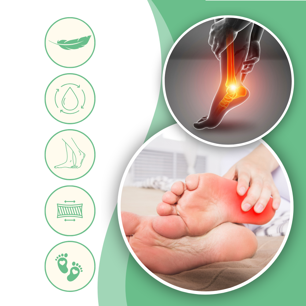 Compression Socks Open Toe Non Slip Design for Neuropathy Support