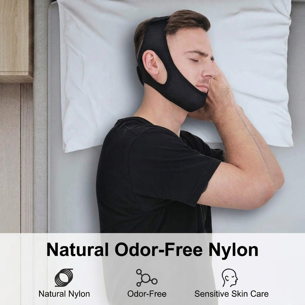 Chin Strap Adjustable Nighttime Sleep Support