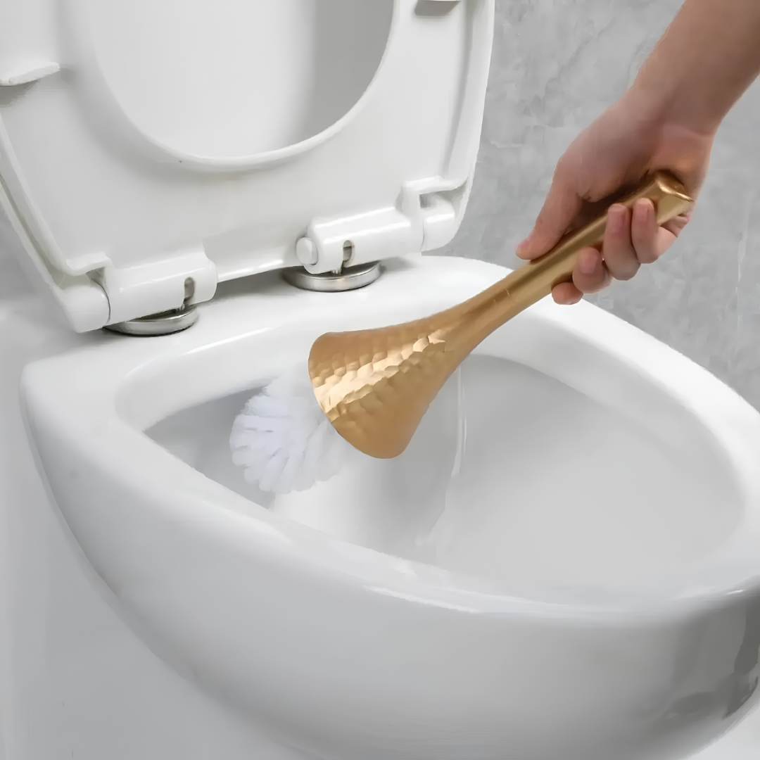 Toilet brush holder with long handle for bathroom