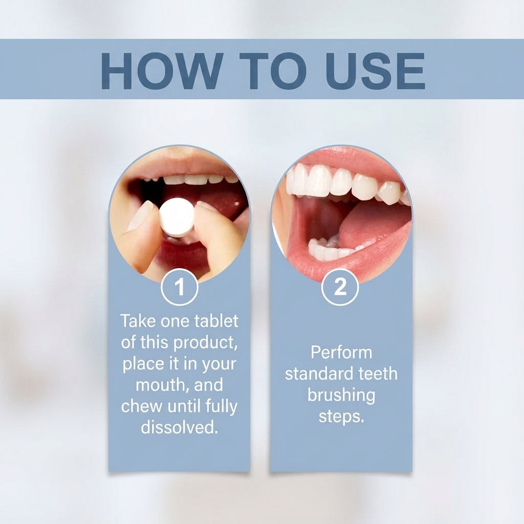 Toothpaste Tablets for Fresh Breath and Oral Care