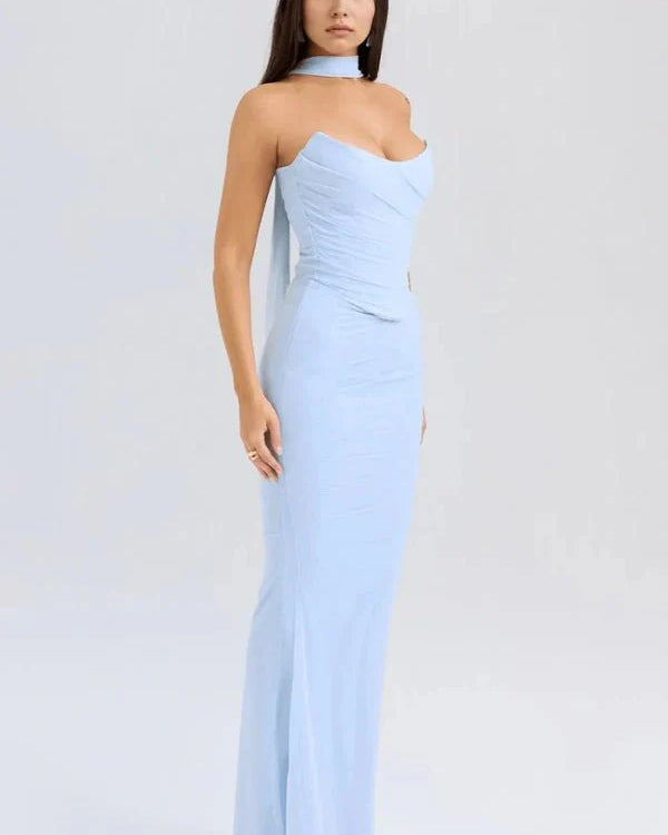 Women Dress | Fitted Maxi Dress-Women Dress-Lightsnest