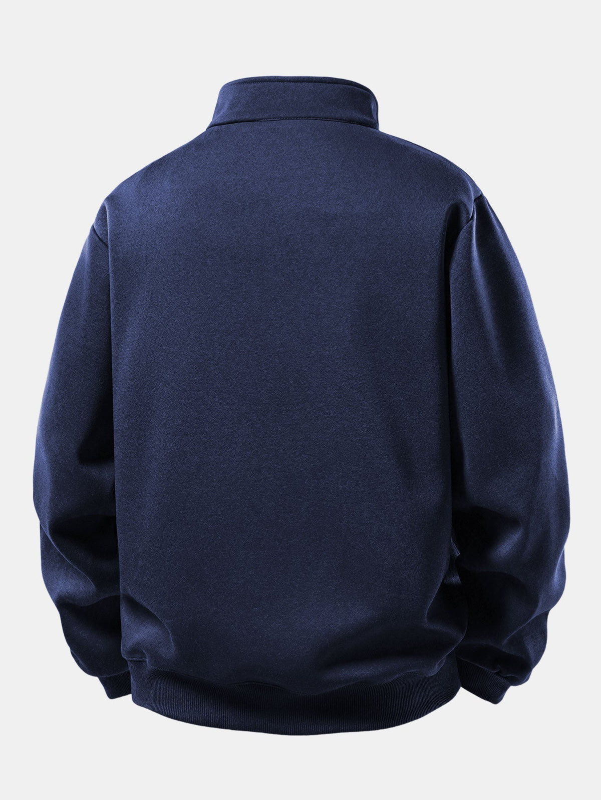 Men's American Flag Quarter Zip Sweatshirt – Relaxed Fit Stand Collar