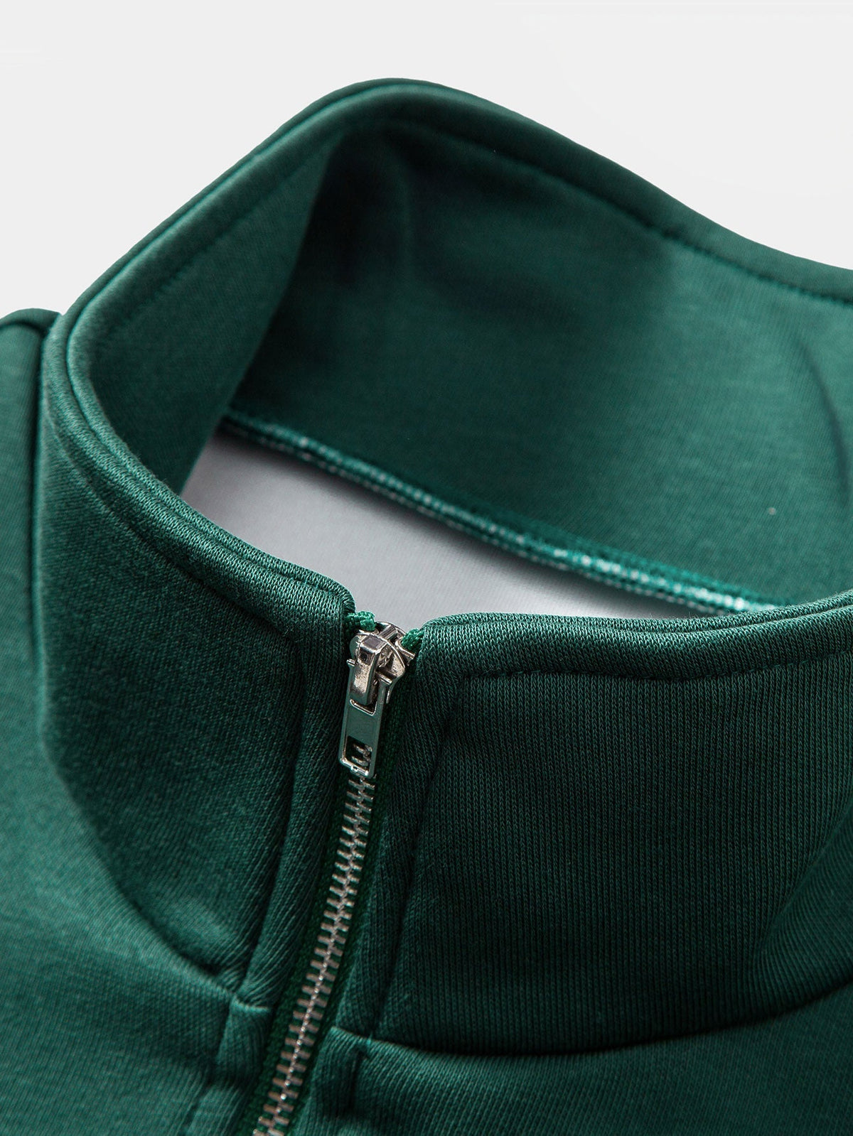 Men's Colour Block Quarter-Zip Sweatshirt – Relaxed Fit