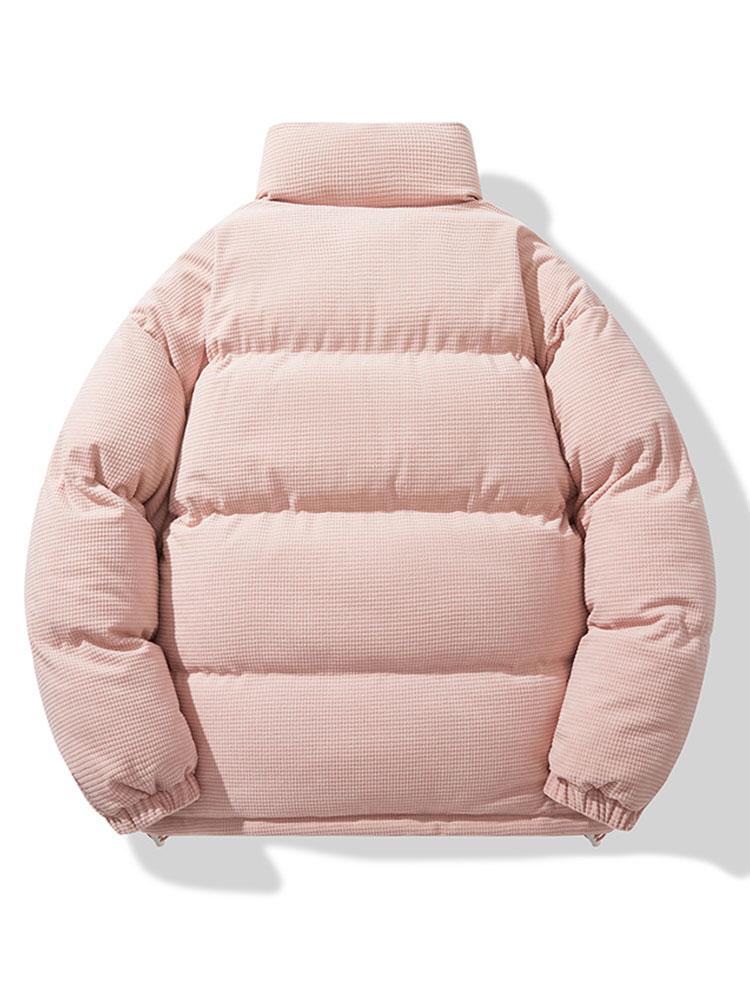 Men's Corduroy Puffer Jacket - Padded Winter Coat