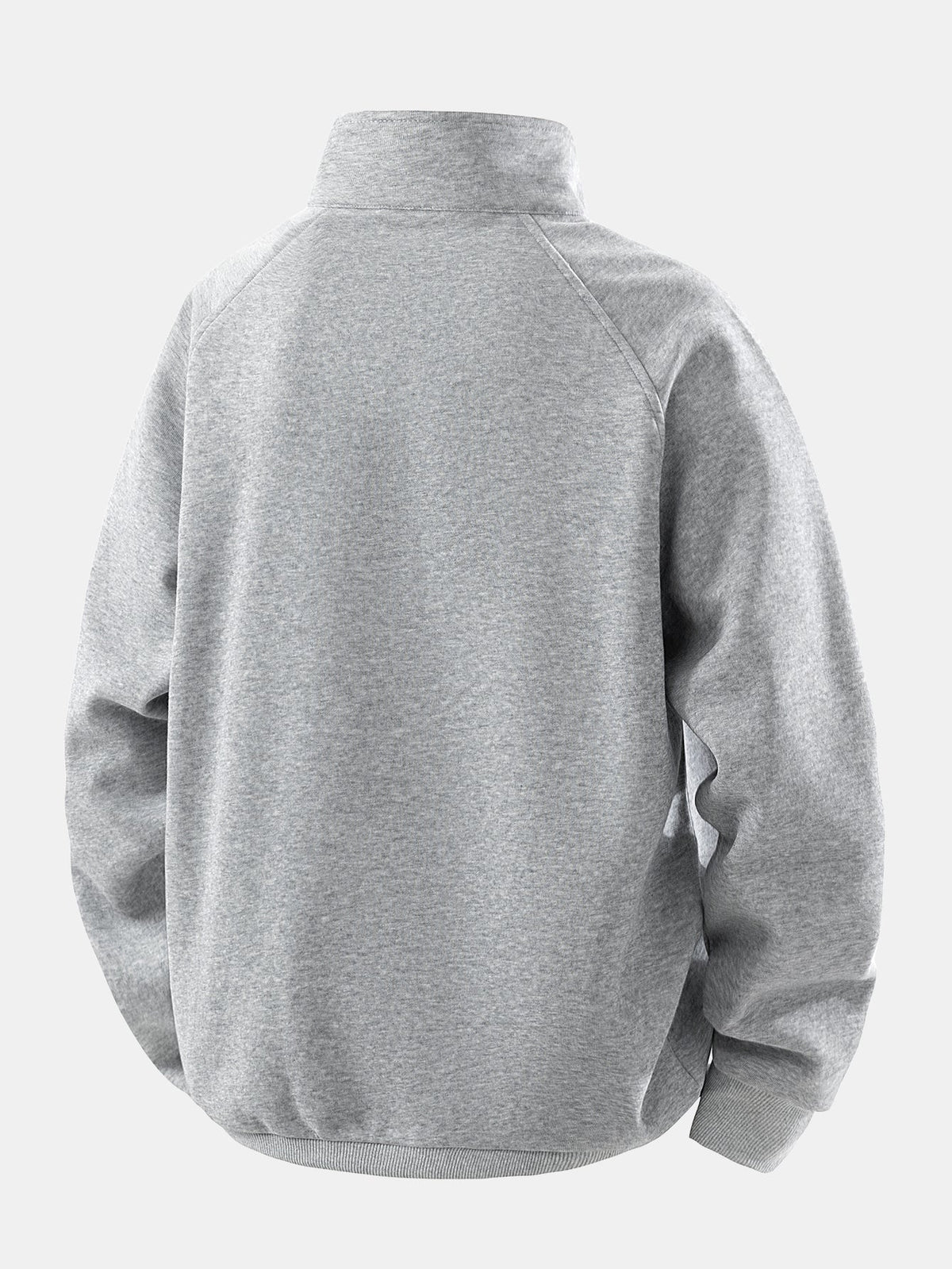 Men's Cotton Blend Quarter Zip Sweatshirt – Relaxed Fit Casual