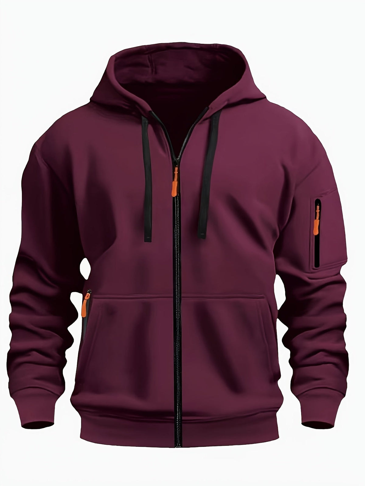 Men's Everyday Zip-Up Hoodie - Relaxed Fit