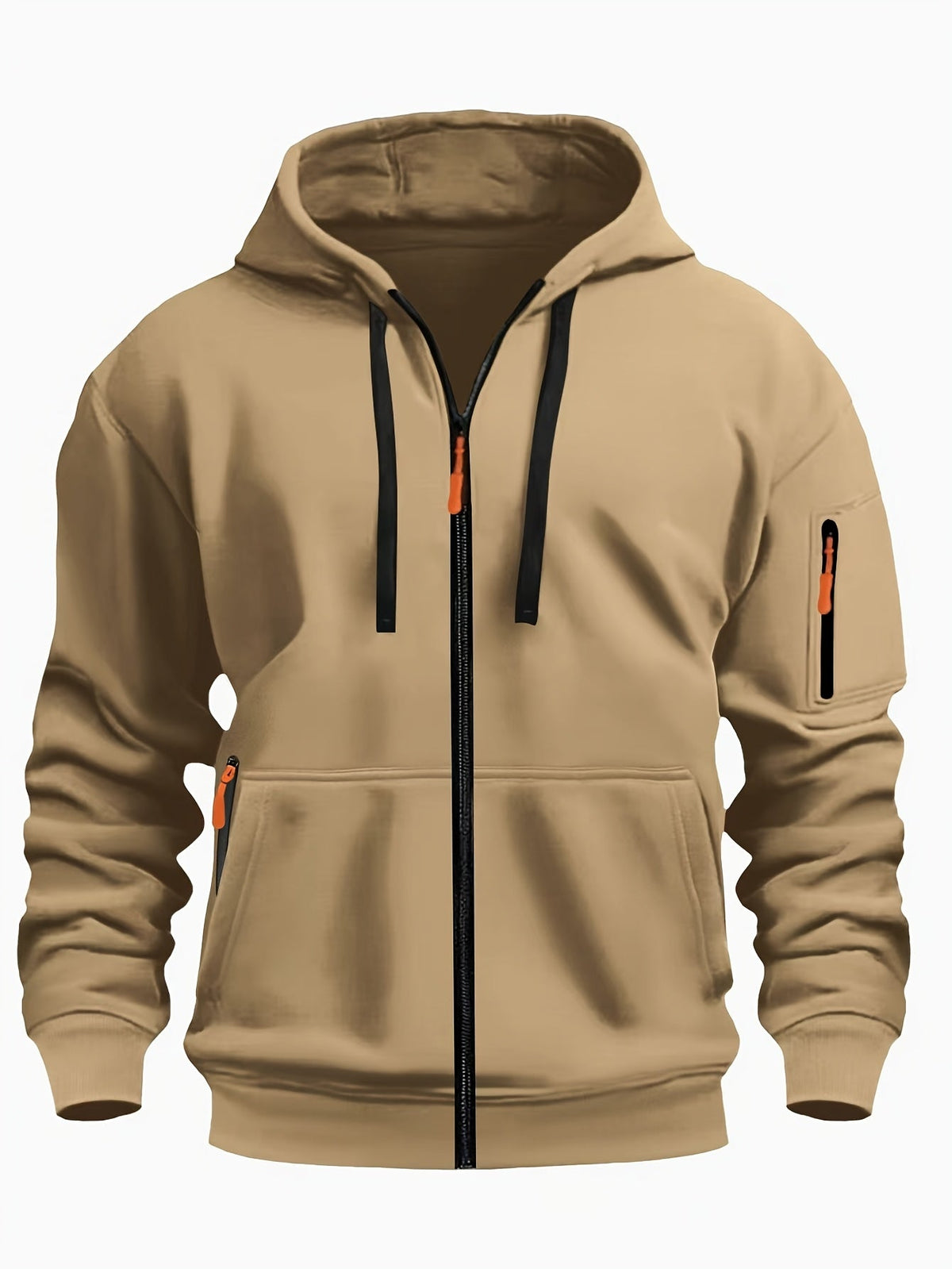 Men's Everyday Zip-Up Hoodie - Relaxed Fit